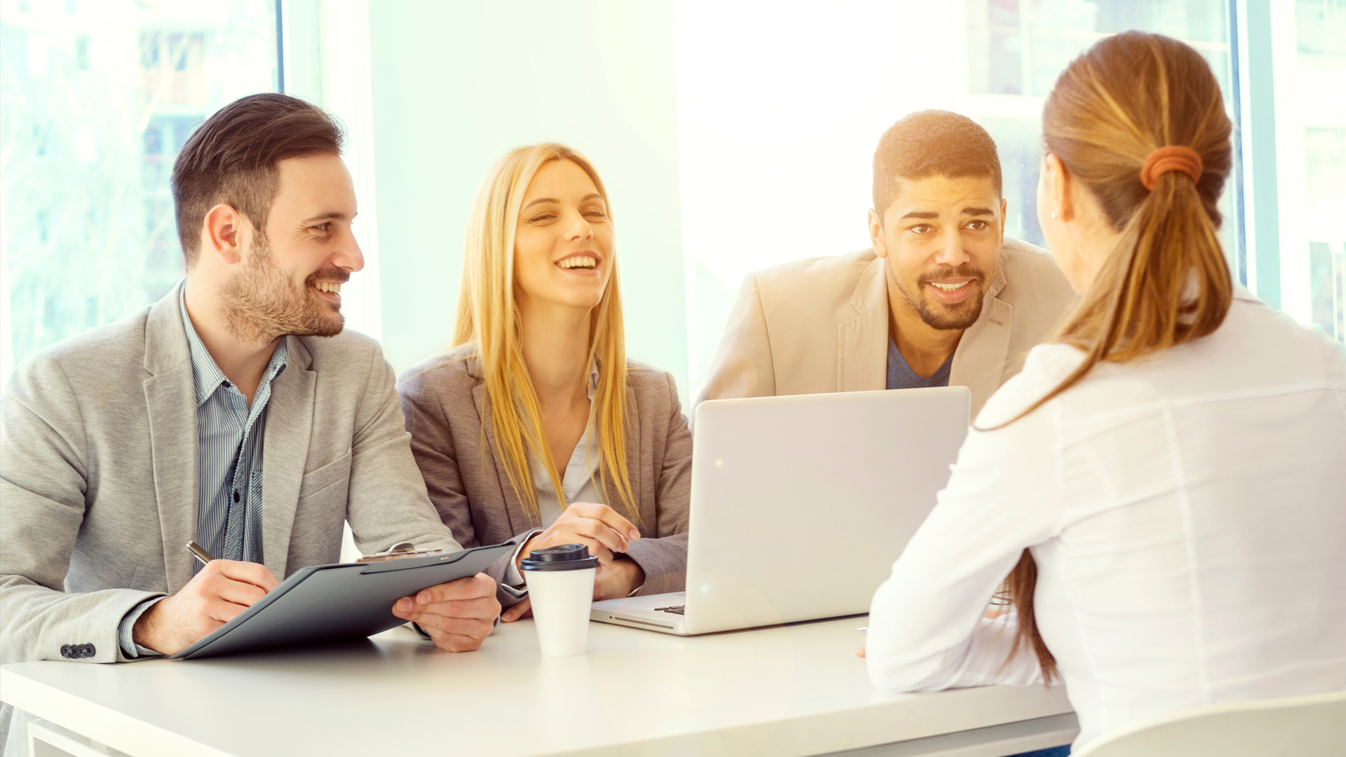 People around a conference table