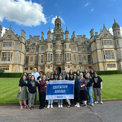 UHCL Faculty with students in the UK, 2024