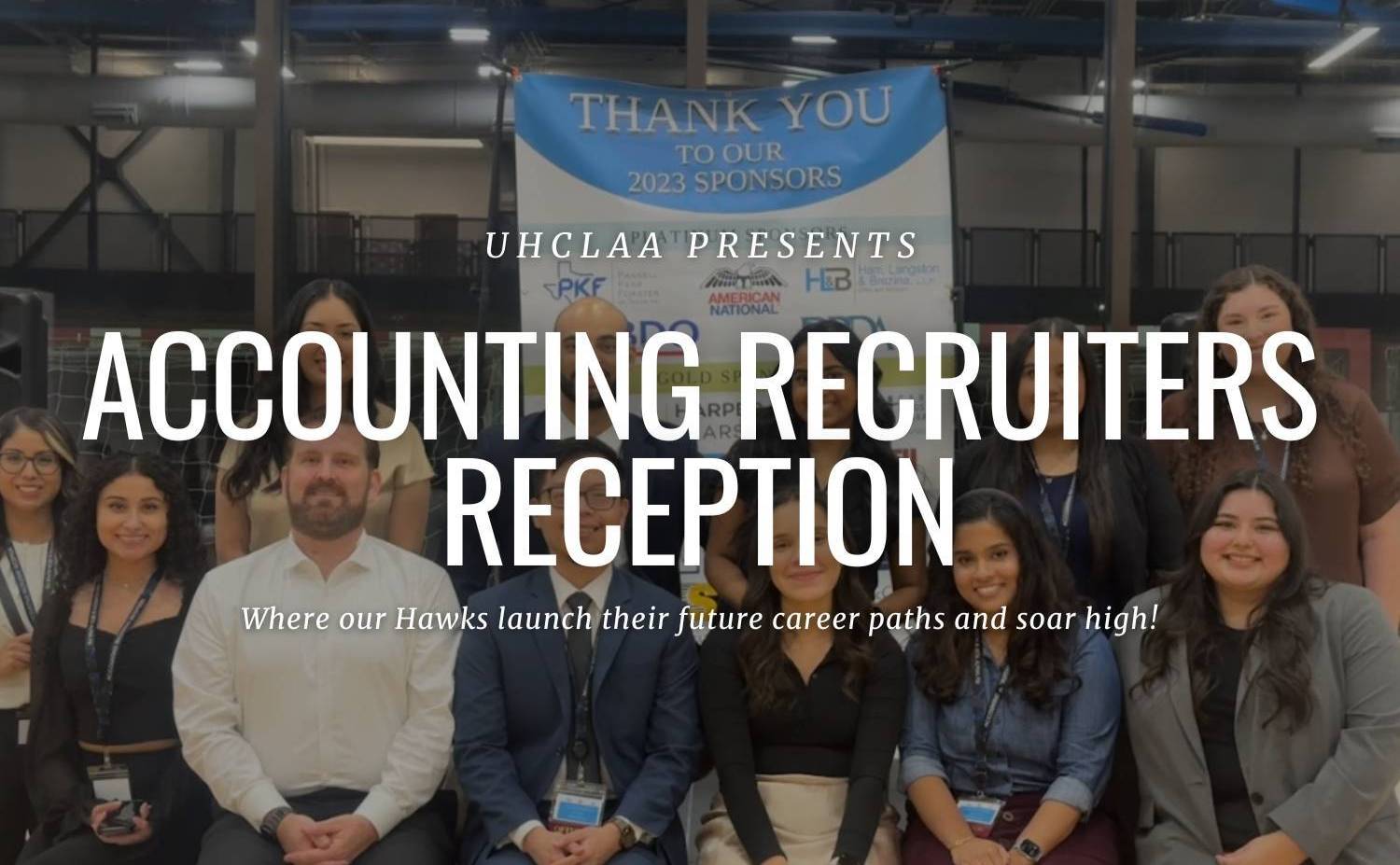 Accounting Recruiters Reception Group Image