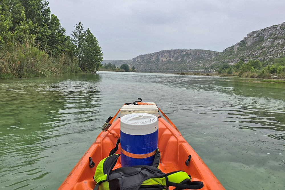 Kayaking on Devils River