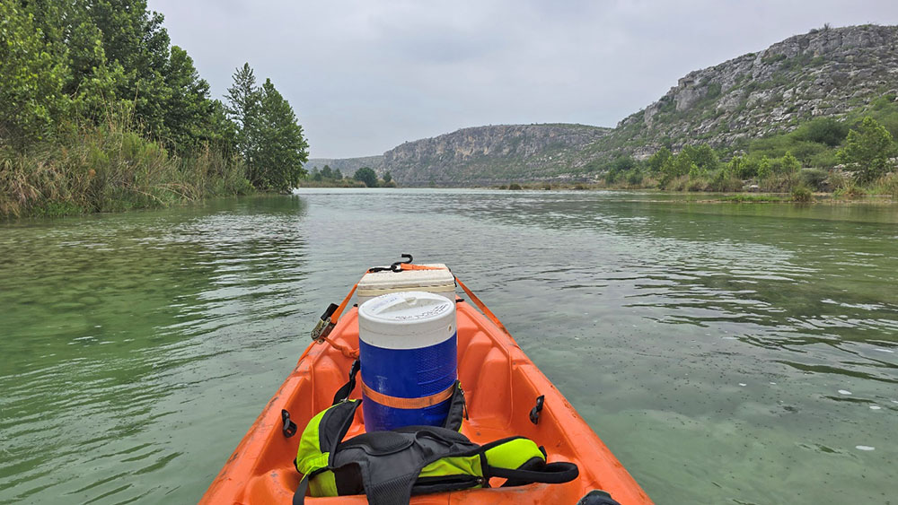 Kayaking on Devils River